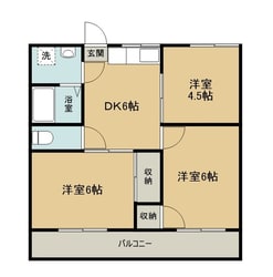 グリーンヒルタカハシの物件間取画像